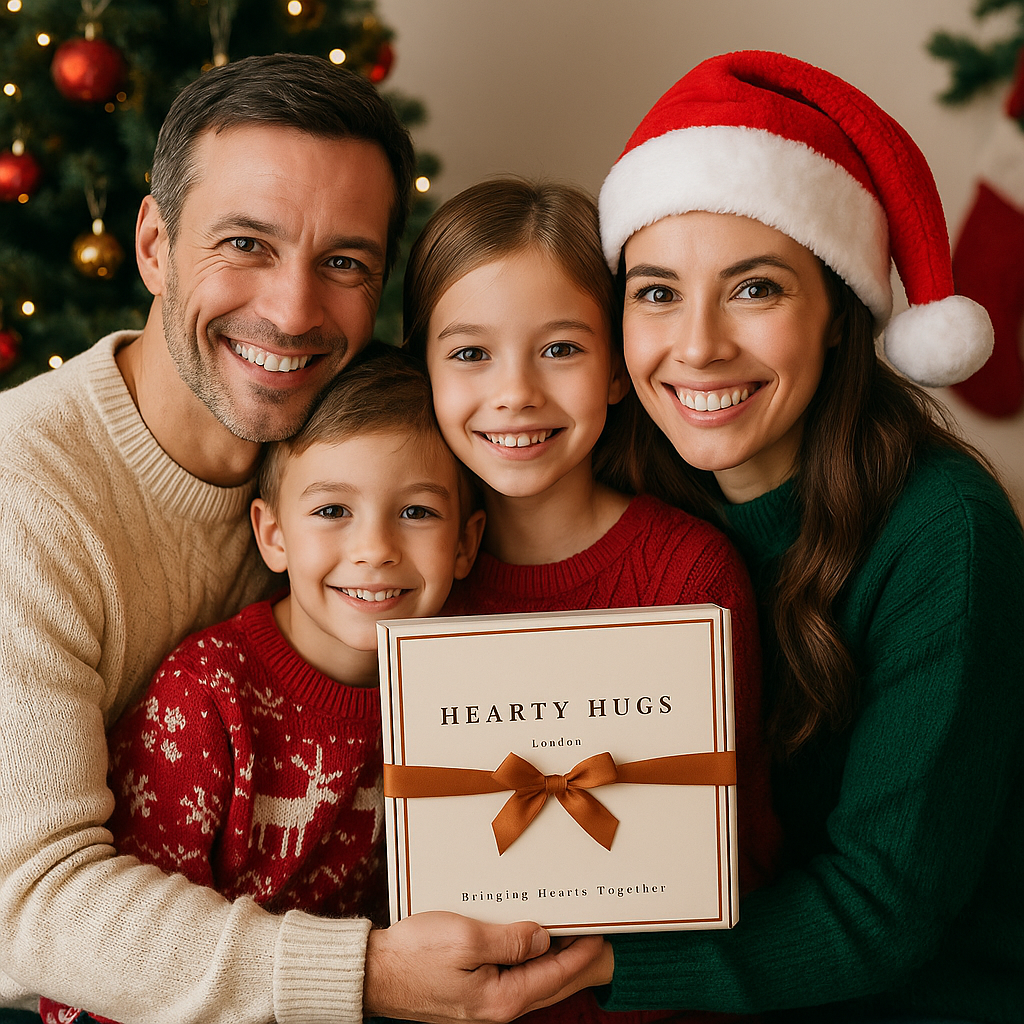 Hearty Hugs Luxury Chocolate Gift Box Hamper | 20 Premium Assorted Chocolates | Sweet Treat Chocolate Gift Box for Her & Him | Christmas, Birthday, Anniversary, Thank You, Get Well Soon Chocolate Gift (Royal Ivory)