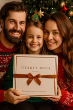 Hearty Hugs Luxury Chocolate Gift Box Hamper | 20 Premium Assorted Chocolates | Sweet Treat Chocolate Gift Box for Her & Him | Christmas, Birthday, Anniversary, Thank You, Get Well Soon Chocolate Gift (Royal Ivory)