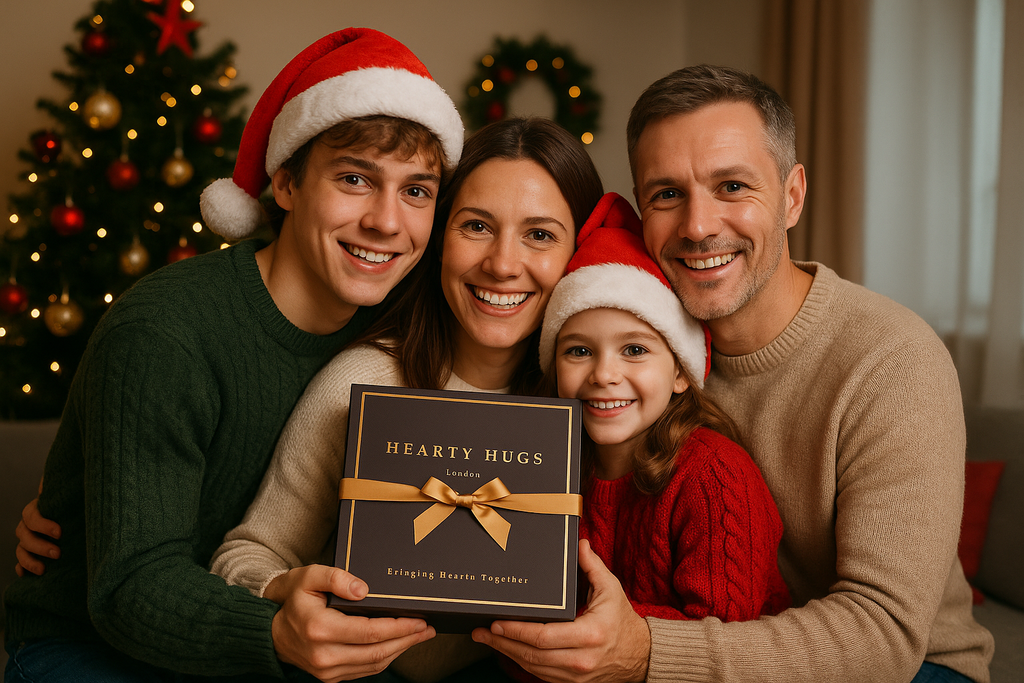 Hearty Hugs Luxury Chocolate Gift Box Hamper | 20 Premium Assorted Chocolates | Sweet Treat Chocolate Gift Box for Her & Him | Christmas, Birthday, Anniversary, Thank You, Get Well Soon Chocolate Gift (Imperial Burgundy)