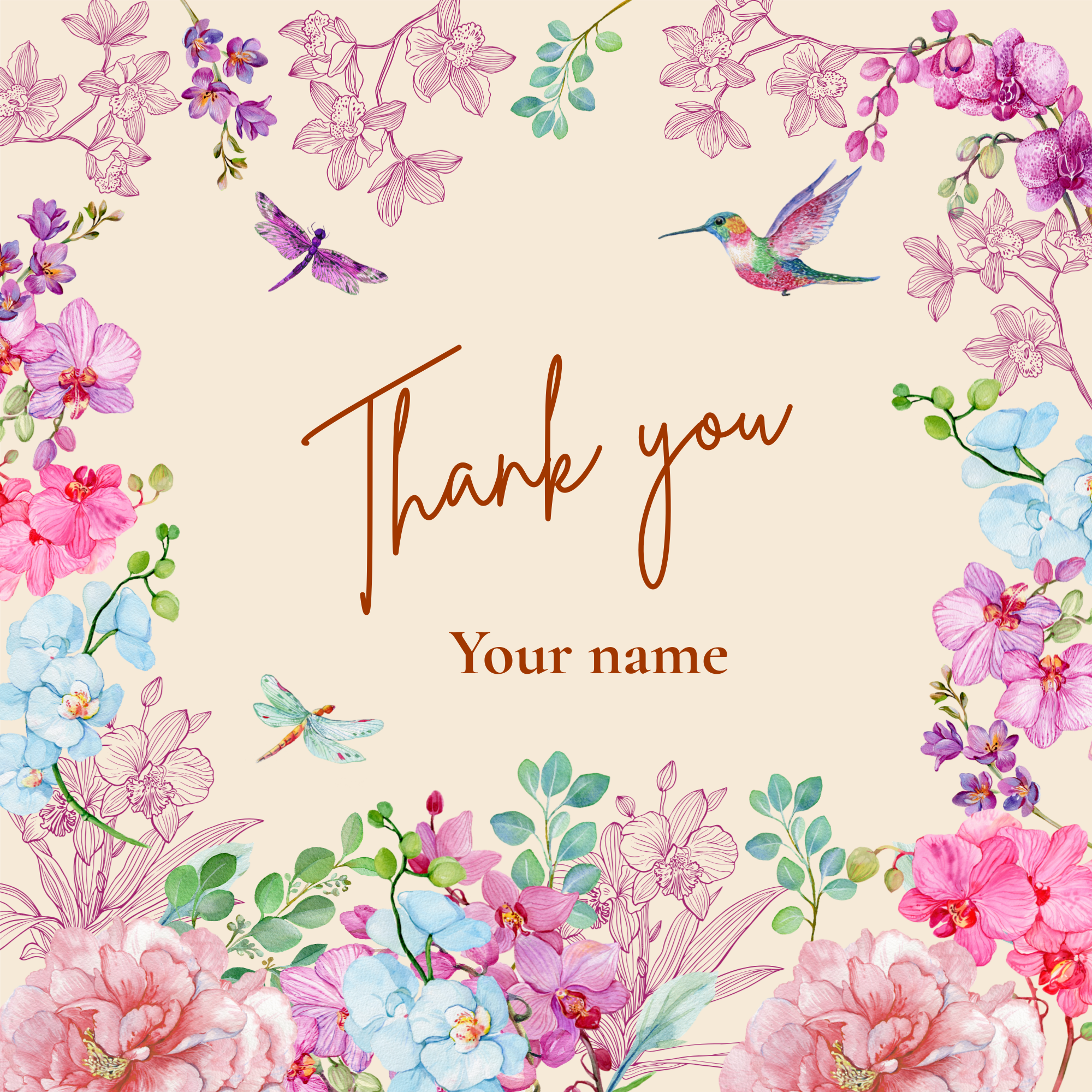 Hearty Hugs Luxury Personalised Thank You Chocolate Gift Box – 32 Premium Assorted Chocolates – Premium Chocolate Hamper Gift for Her & Him (Royal Ivory)