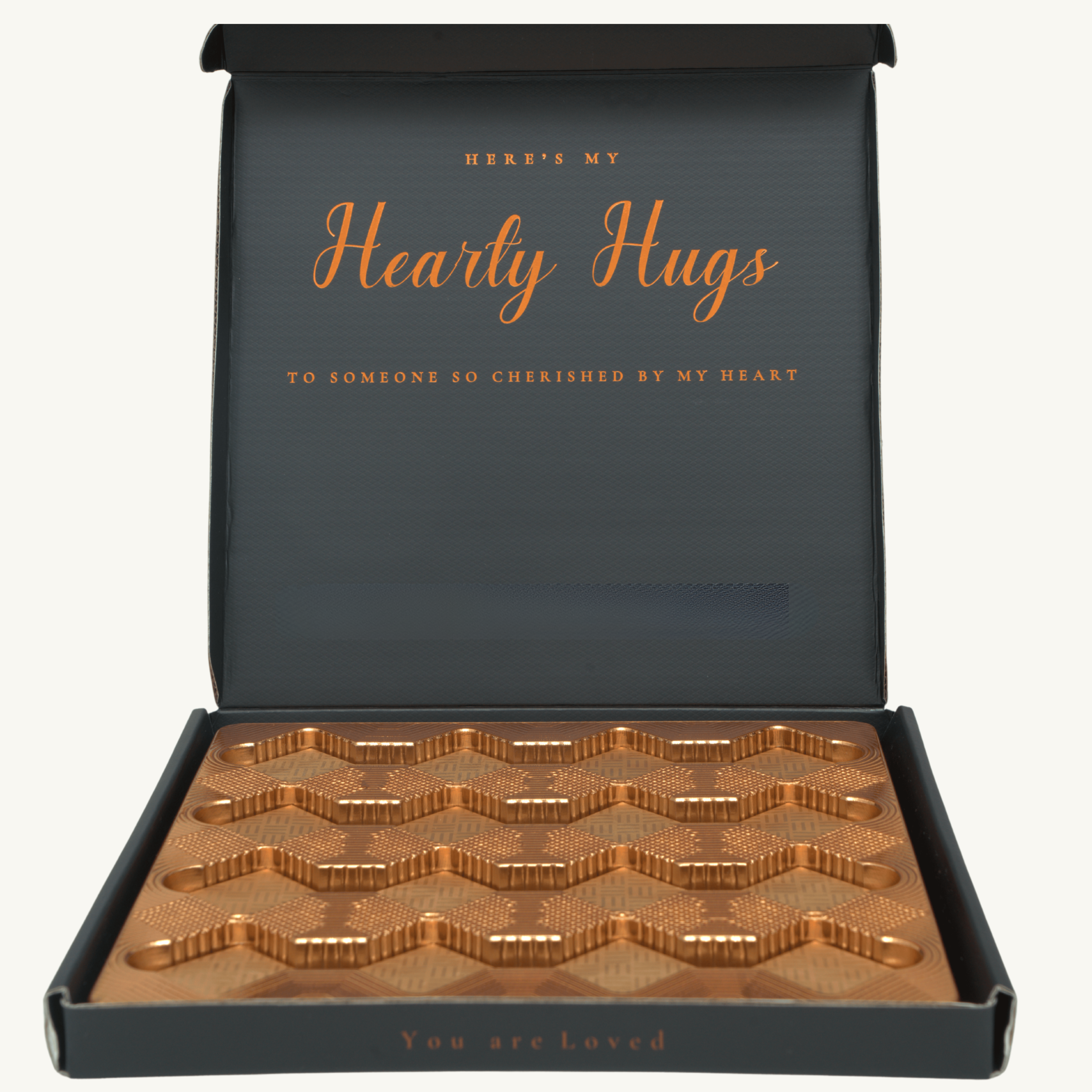 Hearty Hugs Luxury Chocolate Gift Box Hamper | 20 Premium Assorted Chocolates | Sweet Treat Chocolate Gift Box for Her & Him | Christmas, Birthday, Anniversary, Thank You, Get Well Soon Chocolate Gift (Prestige Teal)