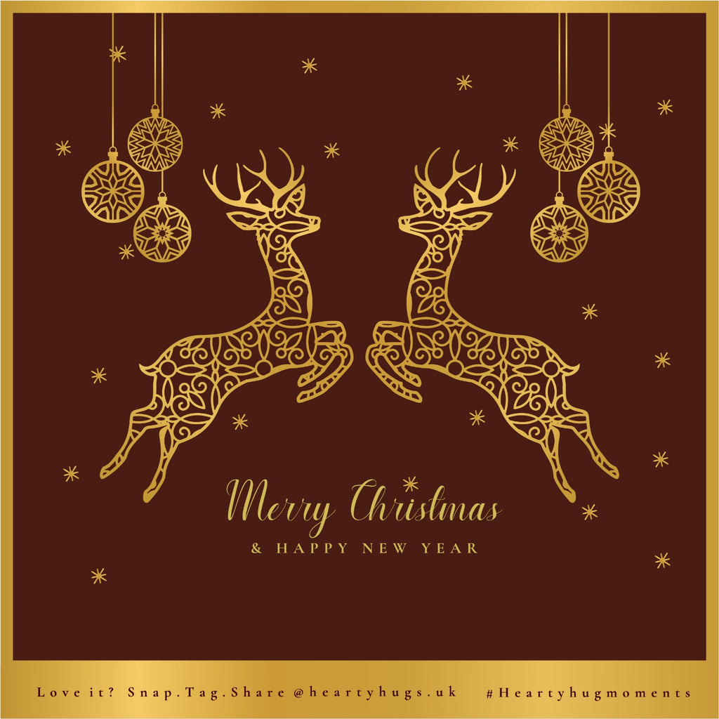 Hearty Hugs Luxury Christmas & New Year Chocolate Gift Box – 20 Premium Assorted Chocolates – Festive Chocolate Hamper Gift for Her & Him (Crown Purple)