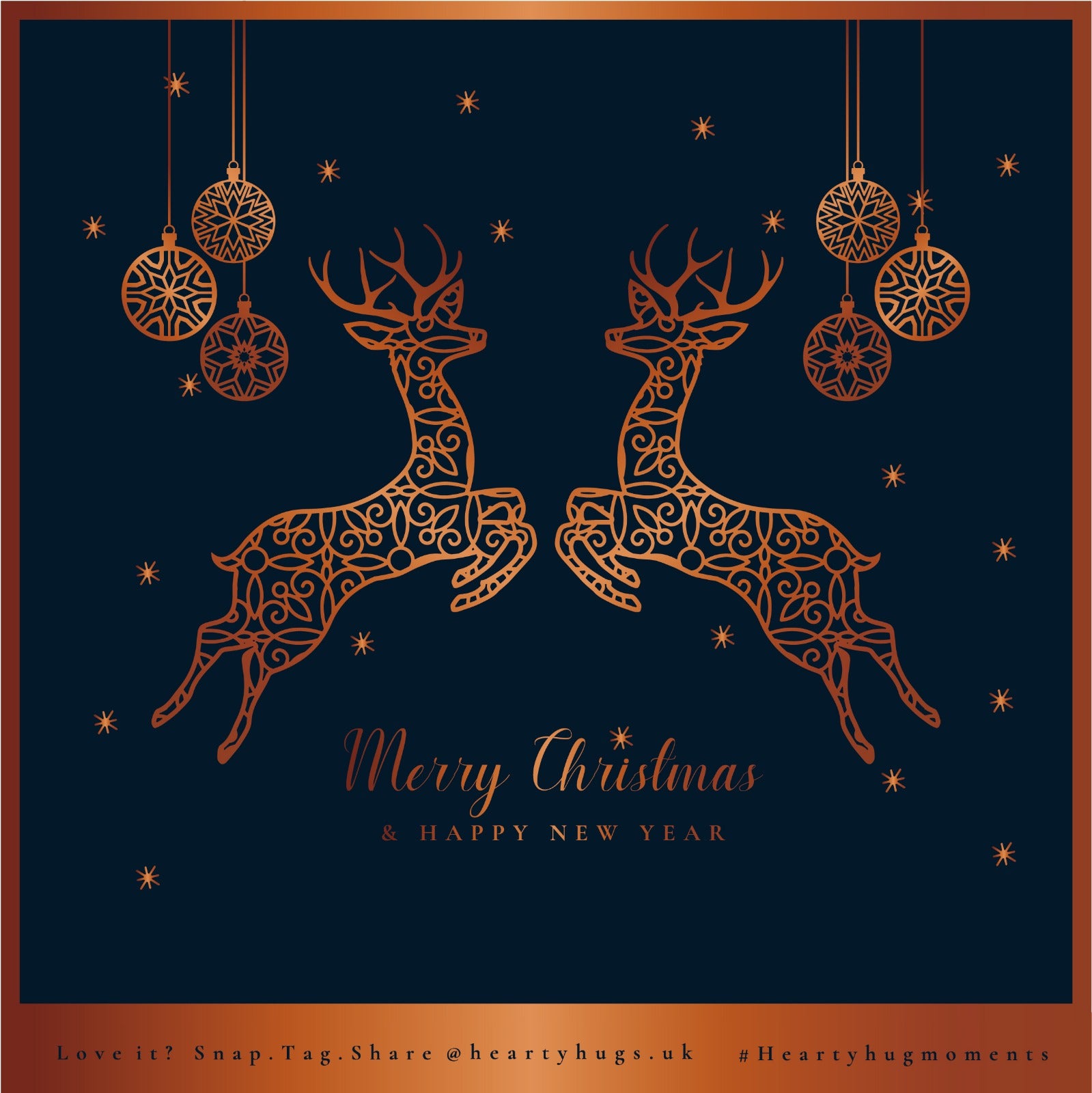 Hearty Hugs Luxury Christmas & New Year Chocolate Gift Box – 20 Premium Assorted Chocolates (Prestige Teal)